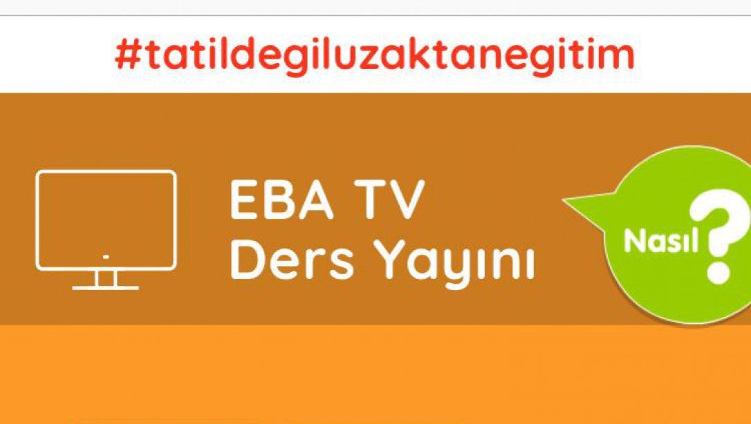 EBA TV Ders Programı.