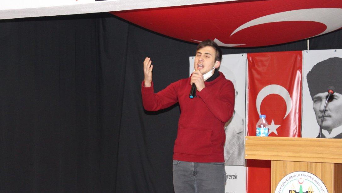 12 Mart İstiklal Marşı'nın Kabulü ve Mehmet Akif Ersoy'u Anma Günü Programı Düzenlendi 