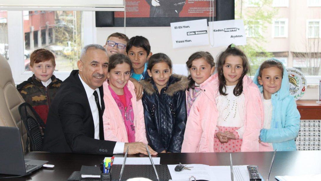 İlçemiz Mahmut Taviloğlu İlkokulumuzun Sosyal Etkinlik Kapsamında Müdürlüğümüzü Ziyaretleri!